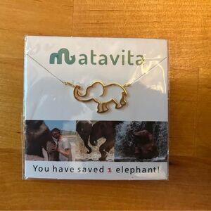Matavita Elephant Necklace